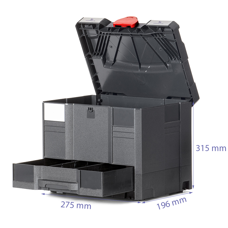WorkStation StorageBox str. M m. 1 skuffe 1